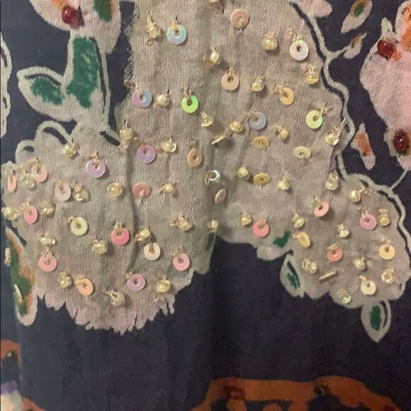 FREE PEOPLE ANTHROPOLOGIE FLORAL DRESS SIZ… - Picture 4 of 8